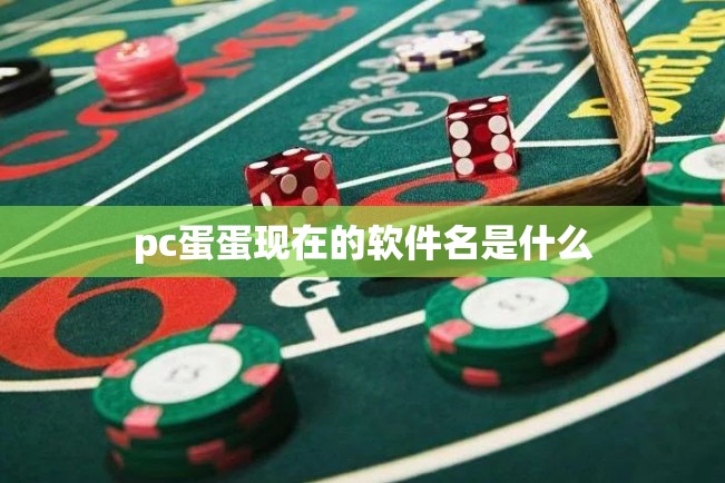 pc蛋蛋现在的软件名是什么